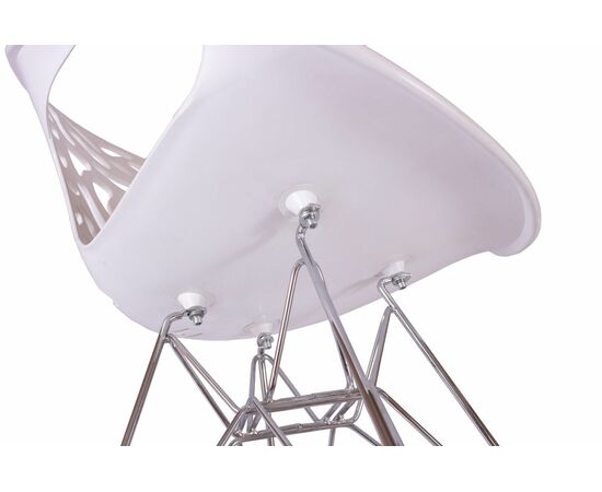 Стул Flor белый, опора металл, изображение 6 | Интернет магазин мебели и декора LifeDekor