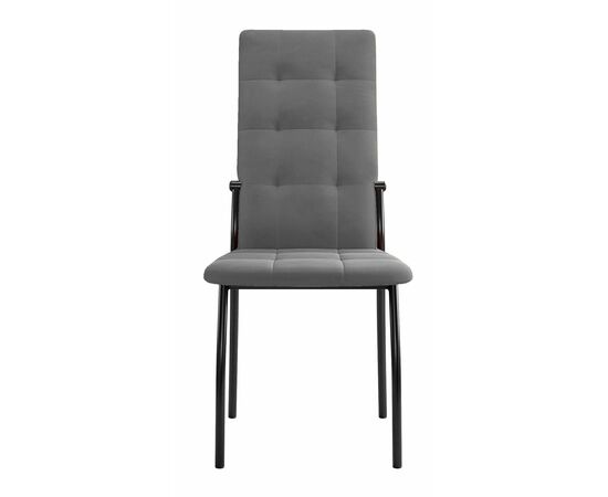 Стул DikLine ГАЛС-М каркас черный/ B22 GREY, изображение 3 | Интернет магазин мебели и декора LifeDekor