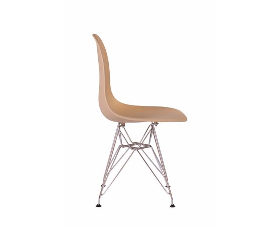 Стул Eames капучино, опора металл, изображение 3 | Интернет магазин мебели и декора LifeDekor