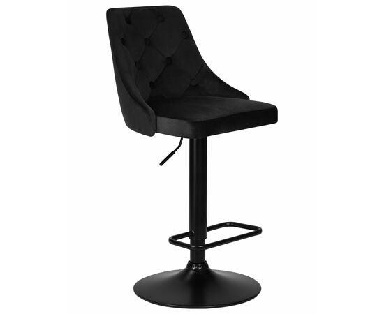 Стул барный DOBRIN JOSEPH BLACK, черный велюр (MJ9-101), Вариант: черный велюр (MJ9-101), изображение 2 | Интернет магазин мебели и декора LifeDekor