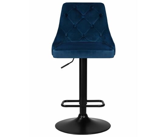 Стул барный DOBRIN JOSEPH BLACK, синий велюр (MJ9-117), Вариант: синий велюр (MJ9-117), изображение 6 | Интернет магазин мебели и декора LifeDekor