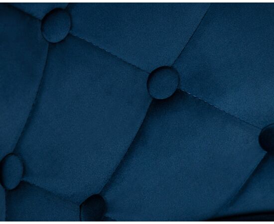 Стул барный DOBRIN JOSEPH BLACK, синий велюр (MJ9-117), Вариант: синий велюр (MJ9-117), изображение 8 | Интернет магазин мебели и декора LifeDekor