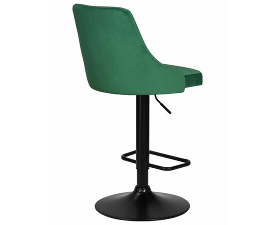 Стул барный DOBRIN JOSEPH BLACK, зеленый велюр (MJ9-88), Вариант: зеленый велюр (MJ9-88), изображение 4 | Интернет магазин мебели и декора LifeDekor