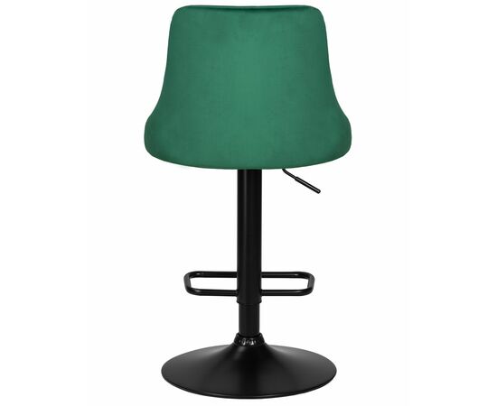 Стул барный DOBRIN JOSEPH BLACK, зеленый велюр (MJ9-88), Вариант: зеленый велюр (MJ9-88), изображение 5 | Интернет магазин мебели и декора LifeDekor