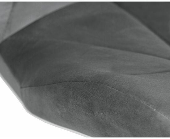 Стул барный DOBRIN BARNY BLACK, серый велюр (MJ9-75), Вариант: серый велюр (MJ9-75), изображение 8 | Интернет магазин мебели и декора LifeDekor