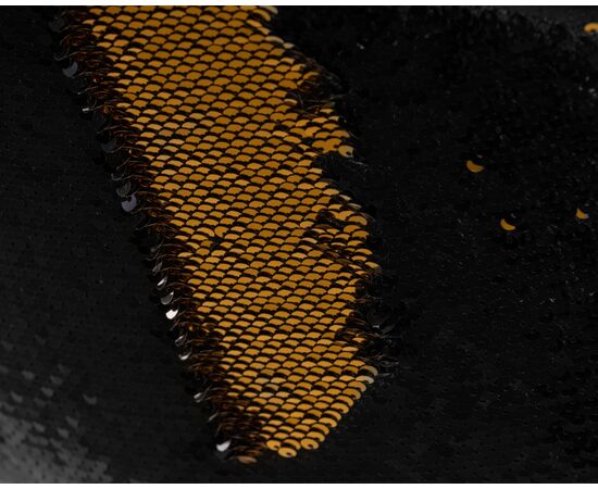 Стул барный DOBRIN DARCY BLACK SHINY, черный велюр с черно-золотыми пайетками, Вариант: черный велюр с черно-золотыми пайетками, изображение 7 | Интернет магазин мебели и декора LifeDekor