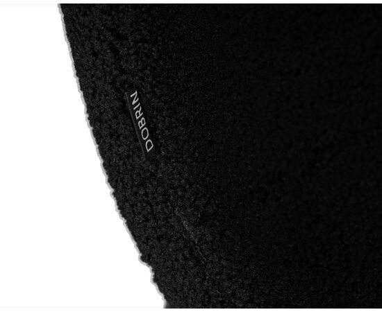 Стул обеденный DOBRIN MILO, черные ножки, черный букле (UF992-12), Вариант: черные ножки, черный букле (UF992-12), изображение 7 | Интернет магазин мебели и декора LifeDekor