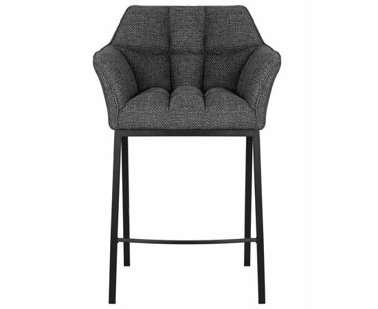 Стул полубарный DOBRIN LUCAS COUNTER, серая ткань (F-22), Вариант: серая ткань (F-22), изображение 6 | Интернет магазин мебели и декора LifeDekor