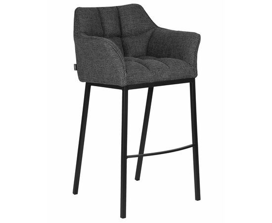 Стул барный DOBRIN LUCAS, серая ткань (F-22), Вариант: серая ткань (F-22) | Интернет магазин мебели и декора LifeDekor