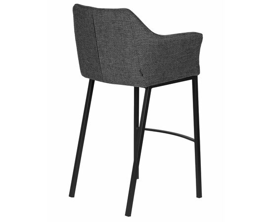Стул барный DOBRIN LUCAS, серая ткань (F-22), Вариант: серая ткань (F-22), изображение 4 | Интернет магазин мебели и декора LifeDekor