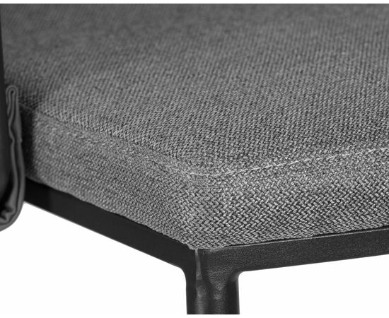 Стул полубарный DOBRIN AMELIA COUNTER, серая ткань (F-48), темно-серый винтажный PU (MF-12), Вариант: серая ткань (F-48), темно-серый винтажный PU (MF-12), изображение 7 | Интернет магазин мебели и декора LifeDekor