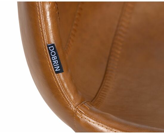 Стул барный DOBRIN ROME, коричневый винтажный PU (MS09), Вариант: коричневый винтажный PU (MS09), изображение 7 | Интернет магазин мебели и декора LifeDekor