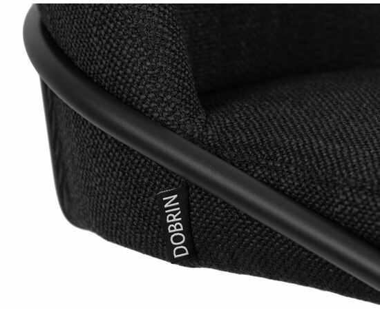 Стул барный DOBRIN OLIVER, черная ткань (SLR-10), Вариант: черная ткань (SLR-10), изображение 7 | Интернет магазин мебели и декора LifeDekor