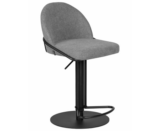 Стул барный DOBRIN OLIVER, серая ткань (FLY1347-17), Вариант: серая ткань (FLY1347-17), изображение 2 | Интернет магазин мебели и декора LifeDekor