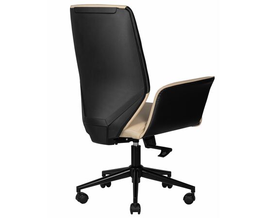 Офисное кресло для руководителей DOBRIN MAXWELL, кремово-черный, Вариант: кремово-черный, изображение 4 | Интернет магазин мебели и декора LifeDekor