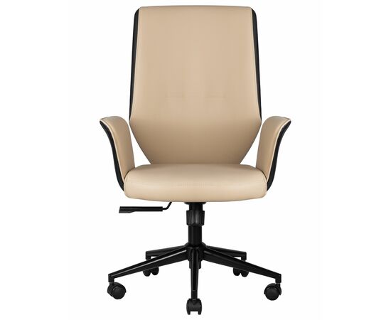 Офисное кресло для руководителей DOBRIN MAXWELL, кремово-черный, Вариант: кремово-черный, изображение 6 | Интернет магазин мебели и декора LifeDekor