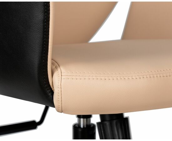 Офисное кресло для руководителей DOBRIN MAXWELL, кремово-черный, Вариант: кремово-черный, изображение 8 | Интернет магазин мебели и декора LifeDekor