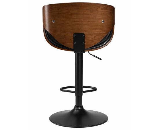Стул барный DOBRIN KARTER BLACK, коричневый орех дерево (BWW), черный PU, Вариант: коричневый орех дерево (BWW), черный PU, изображение 5 | Интернет магазин мебели и декора LifeDekor