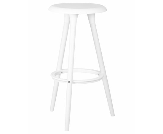 Табурет барный DOBRIN ROYCE WHITE, белый (W-02), Вариант: белый (W-02), изображение 2 | Интернет магазин мебели и декора LifeDekor