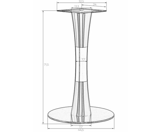 Подстолье обеденное DOBRIN GIORGIO, изображение 5 | Интернет магазин мебели и декора LifeDekor