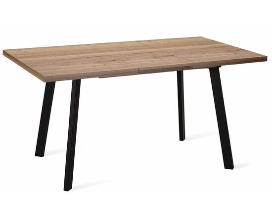 Стол Dikline HB140 Дуб Галифакс (ЛДСП EGGER)/опоры черные, изображение 2 | Интернет магазин мебели и декора LifeDekor