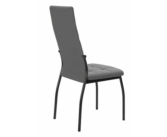 Стул DikLine ГАЛС-М каркас черный/ B22 GREY, изображение 2 | Интернет магазин мебели и декора LifeDekor