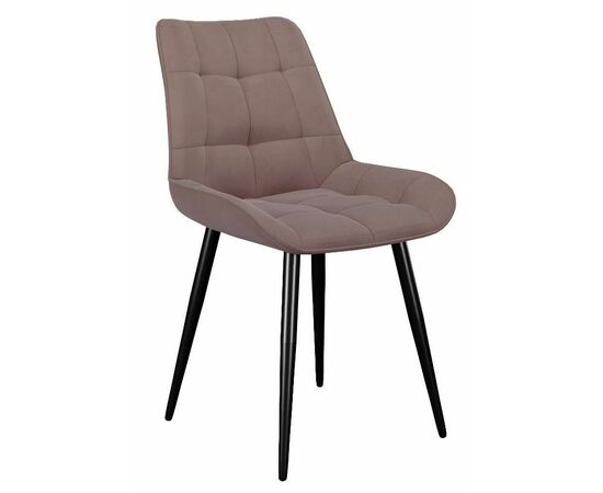 Стул DikLine 206М B5 LATTE, ножки черные | Интернет магазин мебели и декора LifeDekor