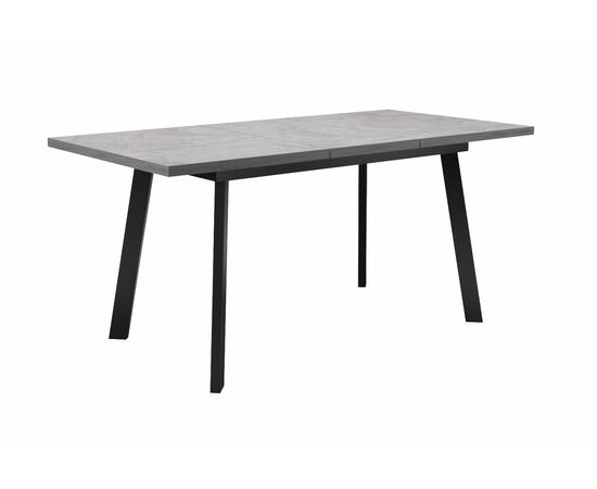 Стол DikLine HB120 Бетон (ЛДСП EGGER)/опоры черные, изображение 4 | Интернет магазин мебели и декора LifeDekor
