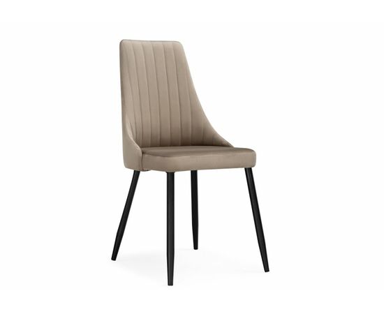 Стул Стул на металлокаркасе Кора бежевый / черный | Интернет магазин мебели и декора LifeDekor