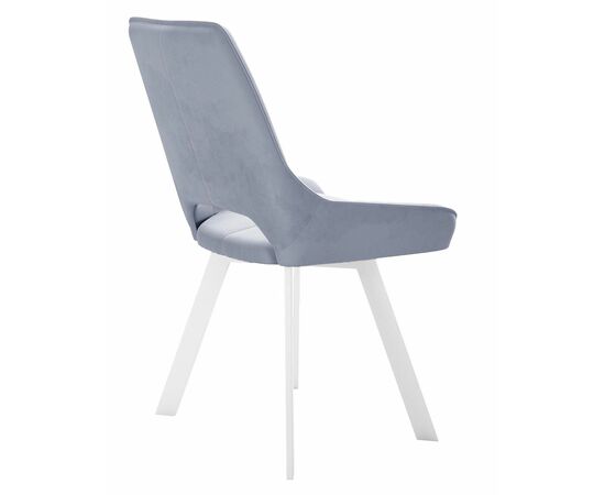 Стул DikLine 268 Z46 перламутр, ножки белые, изображение 3 | Интернет магазин мебели и декора LifeDekor