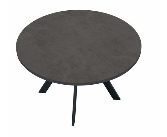 Стол DikLine RD120 хромикс бронза/ опоры черные, изображение 3 | Интернет магазин мебели и декора LifeDekor