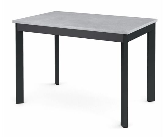 Стол DikLine L110 Бетон (ЛДСП EGGER)/Опоры черный | Интернет магазин мебели и декора LifeDekor