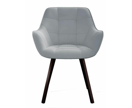 Стул DikLine 252 М поворотный, B22 GREY, ножки черные, изображение 3 | Интернет магазин мебели и декора LifeDekor