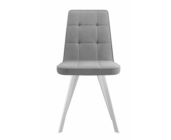 Стул DikLine 207 B22 GREY /ножки белые, изображение 3 | Интернет магазин мебели и декора LifeDekor