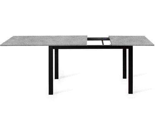 Стол DikLine L110 Бетон (ЛДСП EGGER)/Опоры черный, изображение 3 | Интернет магазин мебели и декора LifeDekor