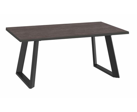 Стол DikLine ZL160 хромикс бронза/ черный/ опоры черные | Интернет магазин мебели и декора LifeDekor