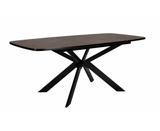 Стол DikLine B140 хромикс бронза/ опоры черные, изображение 5 | Интернет магазин мебели и декора LifeDekor