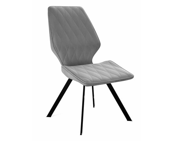 Стул DikLine 242M B22 GREY/ ножки черные | Интернет магазин мебели и декора LifeDekor