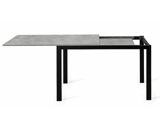Стол DikLine L110 Бетон (ЛДСП EGGER)/Опоры черный, изображение 4 | Интернет магазин мебели и декора LifeDekor