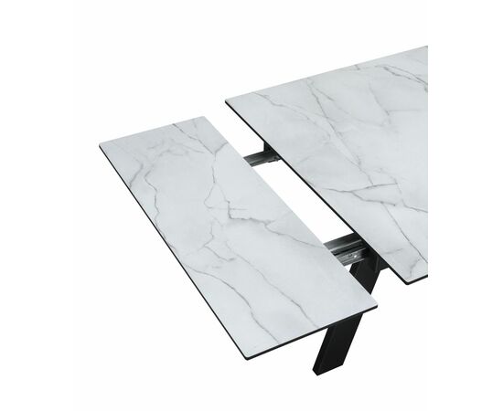 Стол обеденный WINGS Жемчужный Перито/Черный, Черный, изображение 2 | Интернет магазин мебели и декора LifeDekor