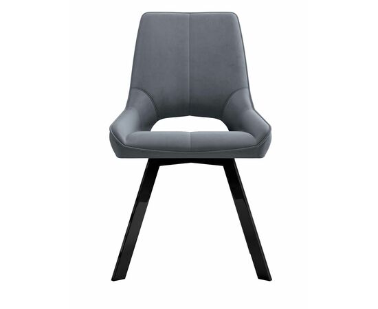 Стул DikLine 268 Z28 серый, ножки черные, изображение 2 | Интернет магазин мебели и декора LifeDekor