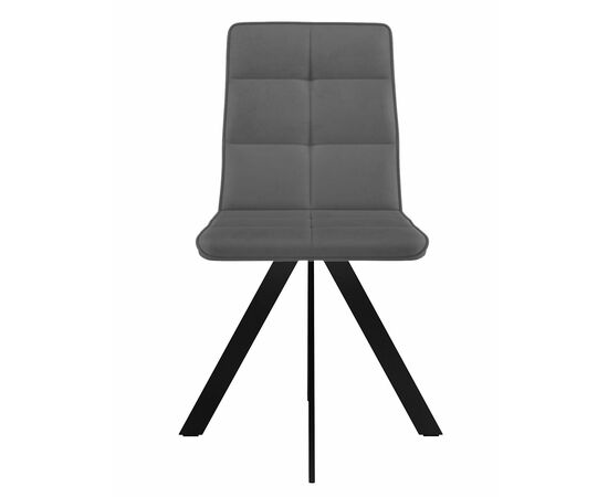 Стул DikLine 230 поворотный B28 ANTRACITE, ножки черные, изображение 2 | Интернет магазин мебели и декора LifeDekor