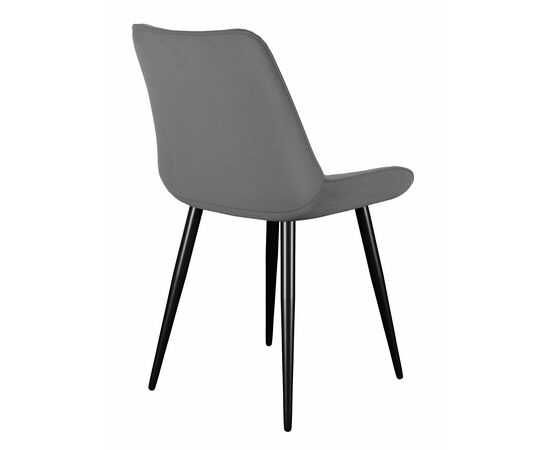 Стул DikLine 206М B22 GREY, ножки черные, изображение 3 | Интернет магазин мебели и декора LifeDekor