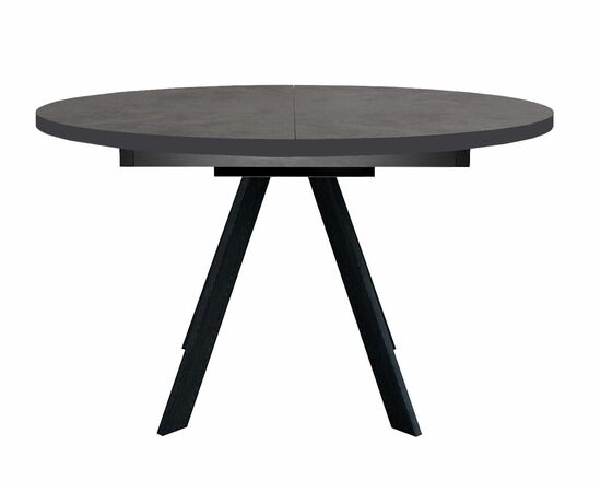 Стол DikLine RD120 хромикс бронза/ опоры черные, изображение 2 | Интернет магазин мебели и декора LifeDekor