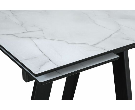 Стол обеденный WINGS Жемчужный Перито/Черный, Черный, изображение 5 | Интернет магазин мебели и декора LifeDekor