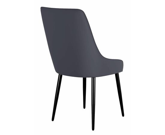 Стул DikLine 305 B28 ANTRACITE, ножки черные, изображение 3 | Интернет магазин мебели и декора LifeDekor