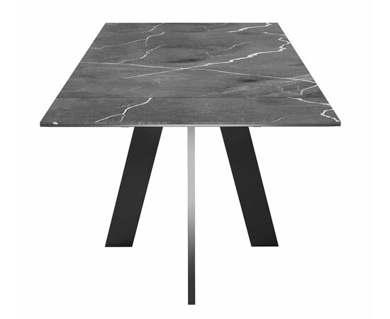 Стол DikLine SKM120 Керамика Черный мрамор/подстолье черное/опоры черные (2 уп.), изображение 8 | Интернет магазин мебели и декора LifeDekor
