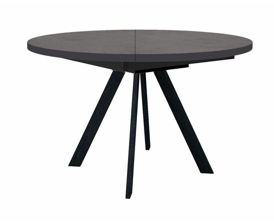 Стол DikLine RD120 хромикс бронза/ опоры черные | Интернет магазин мебели и декора LifeDekor