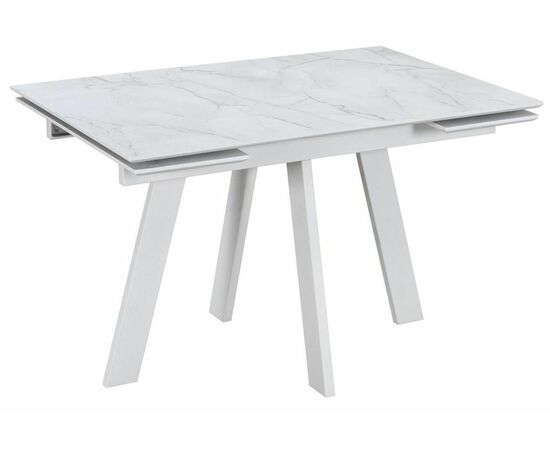Стол обеденный WINGS Жемчужный Перито/Белый, Белый | Интернет магазин мебели и декора LifeDekor