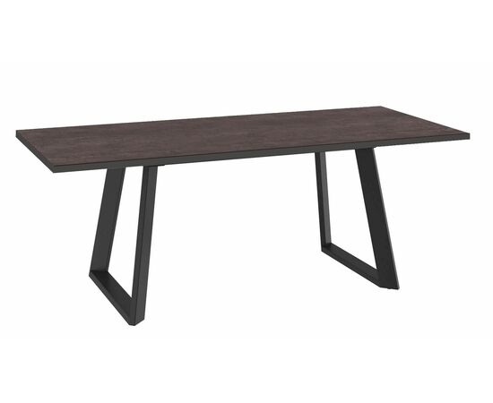 Стол DikLine ZL140 хромикс бронза/ черный/опоры черные, изображение 2 | Интернет магазин мебели и декора LifeDekor